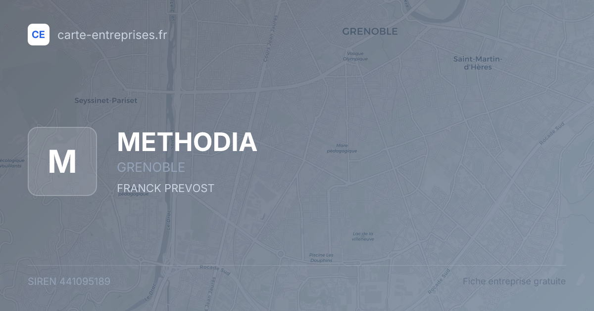METHODIA — 441095189 — fiche entreprise