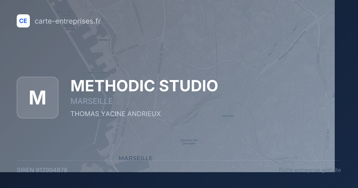 METHODIC STUDIO — 912994878 — fiche entreprise