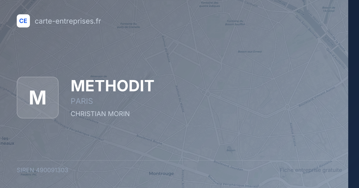 METHODIT — 490091303 — fiche entreprise