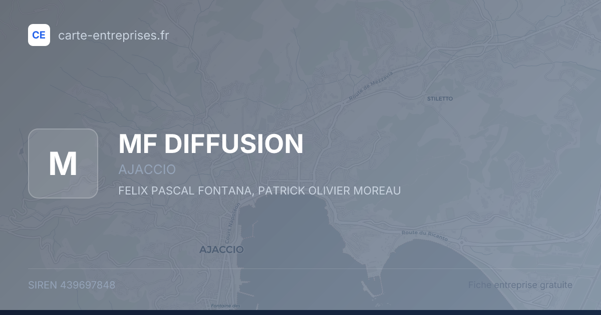 MF DIFFUSION — 439697848 — fiche entreprise