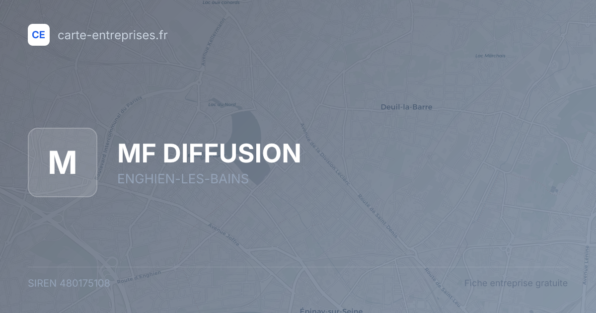 MF DIFFUSION — 480175108 — fiche entreprise