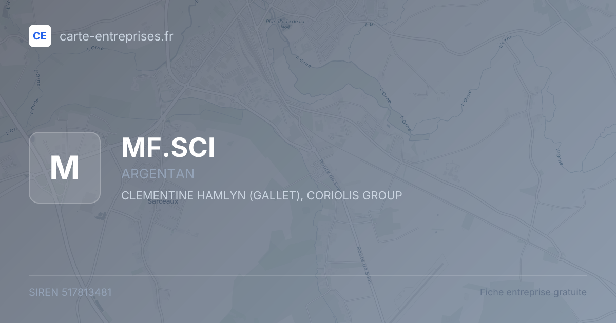 MF.SCI — 517813481 — fiche entreprise
