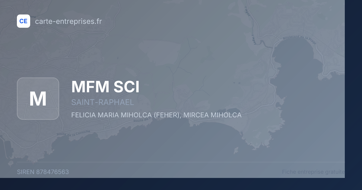 MFM SCI — 878476563 — fiche entreprise