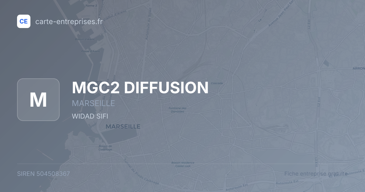 MGC2 DIFFUSION — 504508367 — fiche entreprise