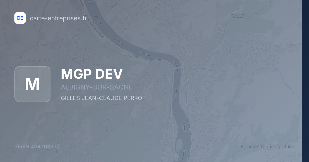 MGP DEV — 494263957 — fiche entreprise