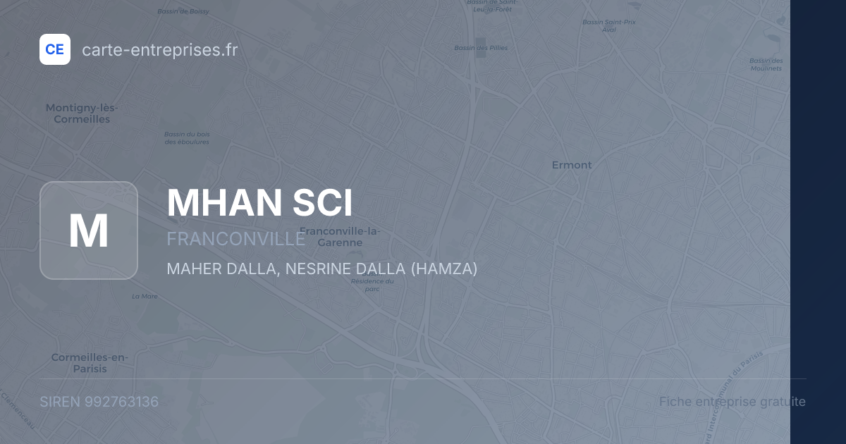 MHAN SCI — 992763136 — fiche entreprise