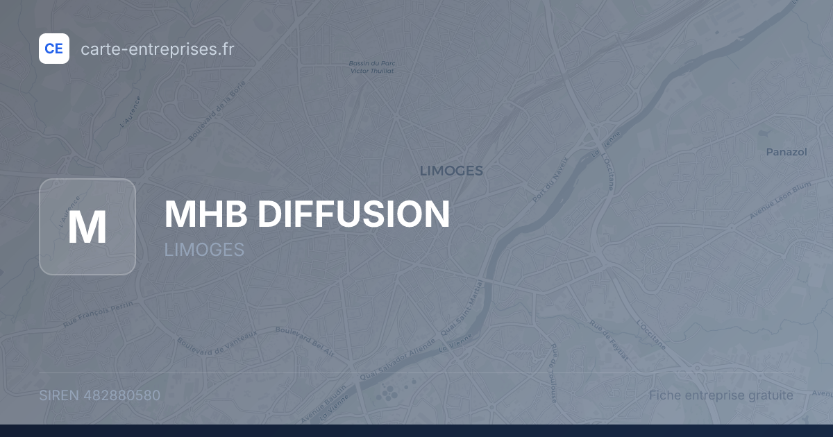 MHB DIFFUSION — 482880580 — fiche entreprise