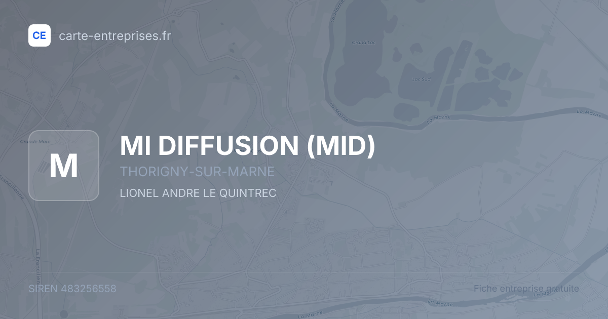 MI DIFFUSION (MID) — 483256558 — fiche entreprise