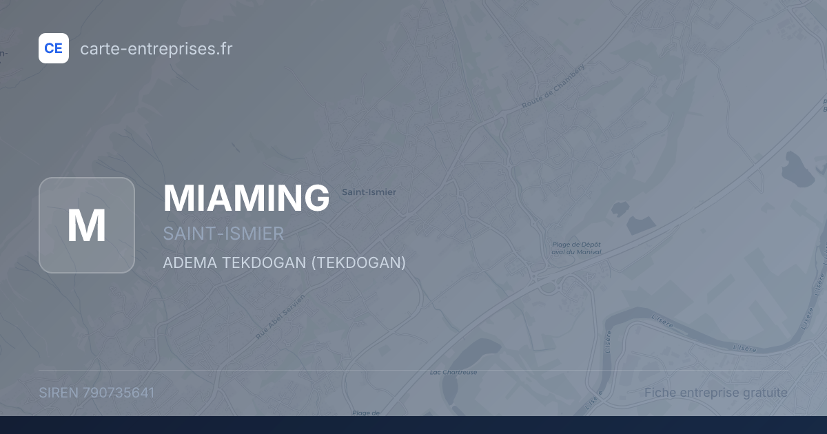 MIAMING — 790735641 — fiche entreprise