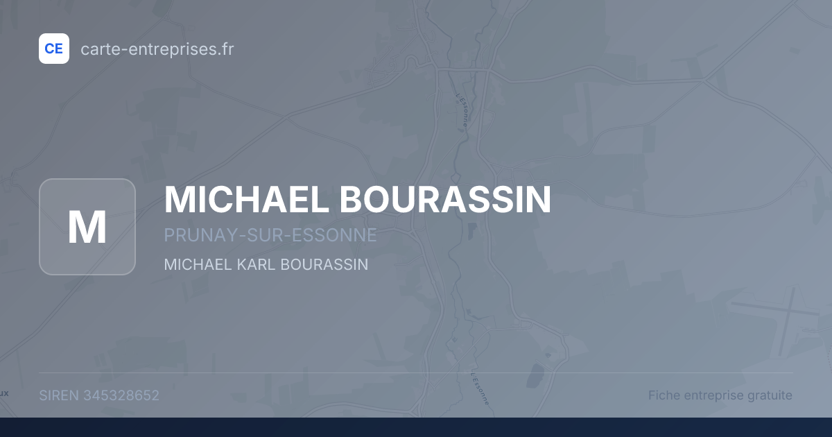 MICHAEL BOURASSIN — 345328652 — fiche entreprise