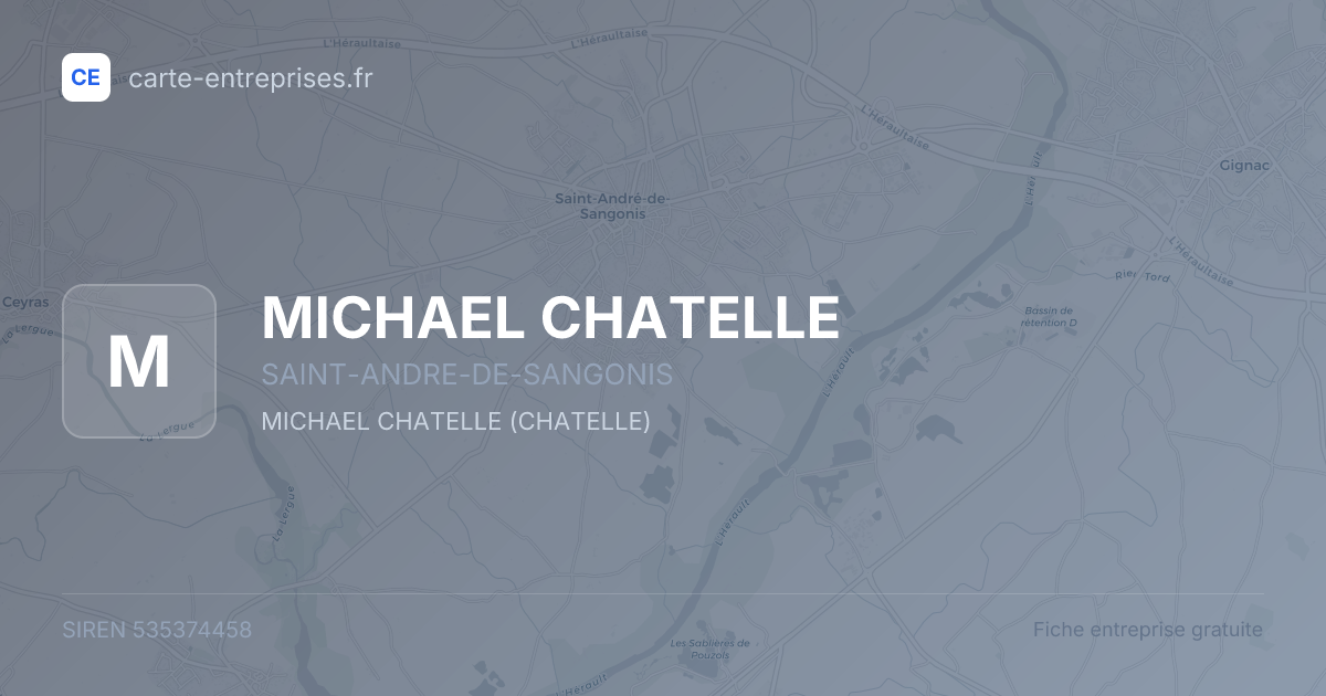 MICHAEL CHATELLE — 535374458 — fiche entreprise