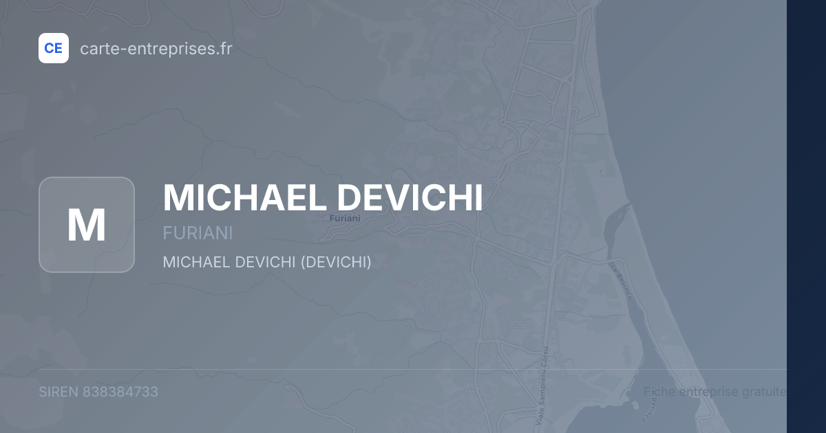 MICHAEL DEVICHI — 838384733 — fiche entreprise
