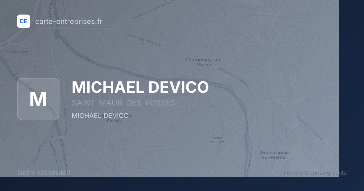 MICHAEL DEVICO — 493365480 — fiche entreprise