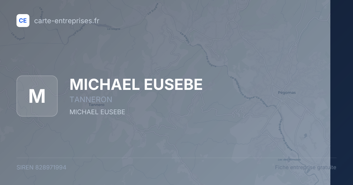 MICHAEL EUSEBE — 828971994 — fiche entreprise
