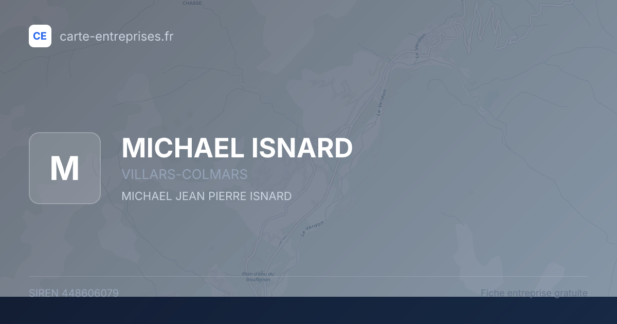 MICHAEL ISNARD — 448606079 — fiche entreprise