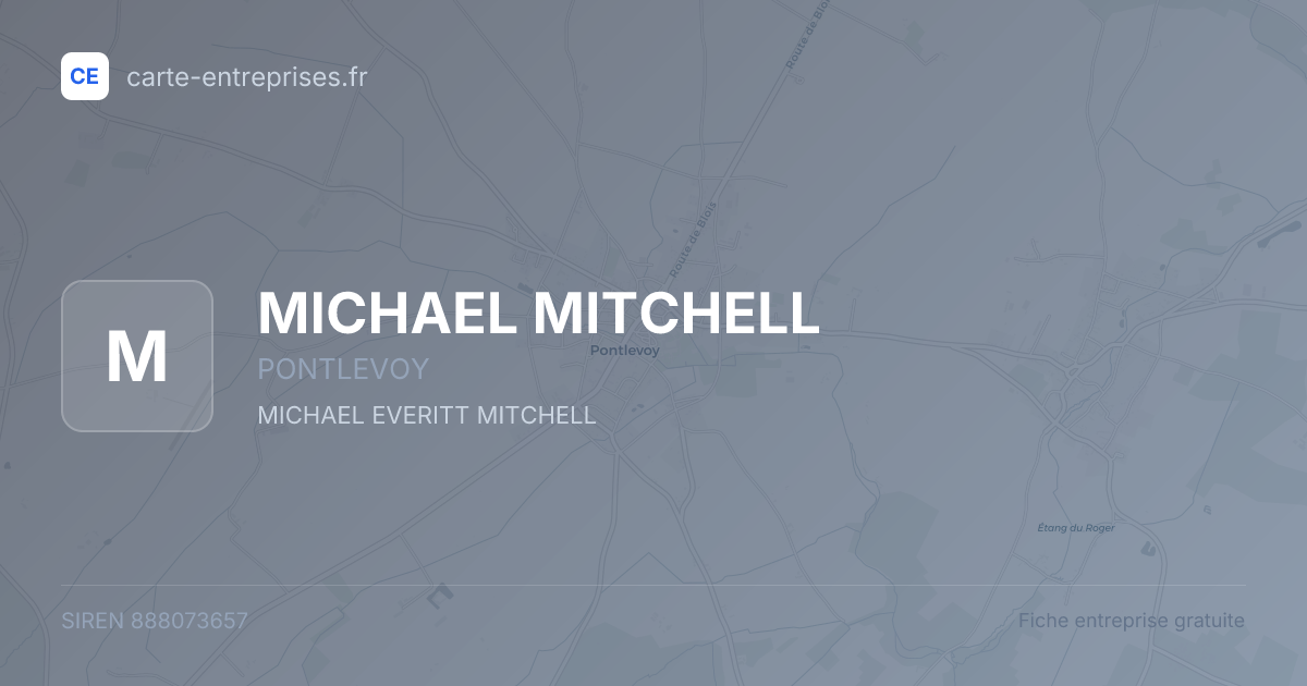 MICHAEL MITCHELL — 888073657 — fiche entreprise