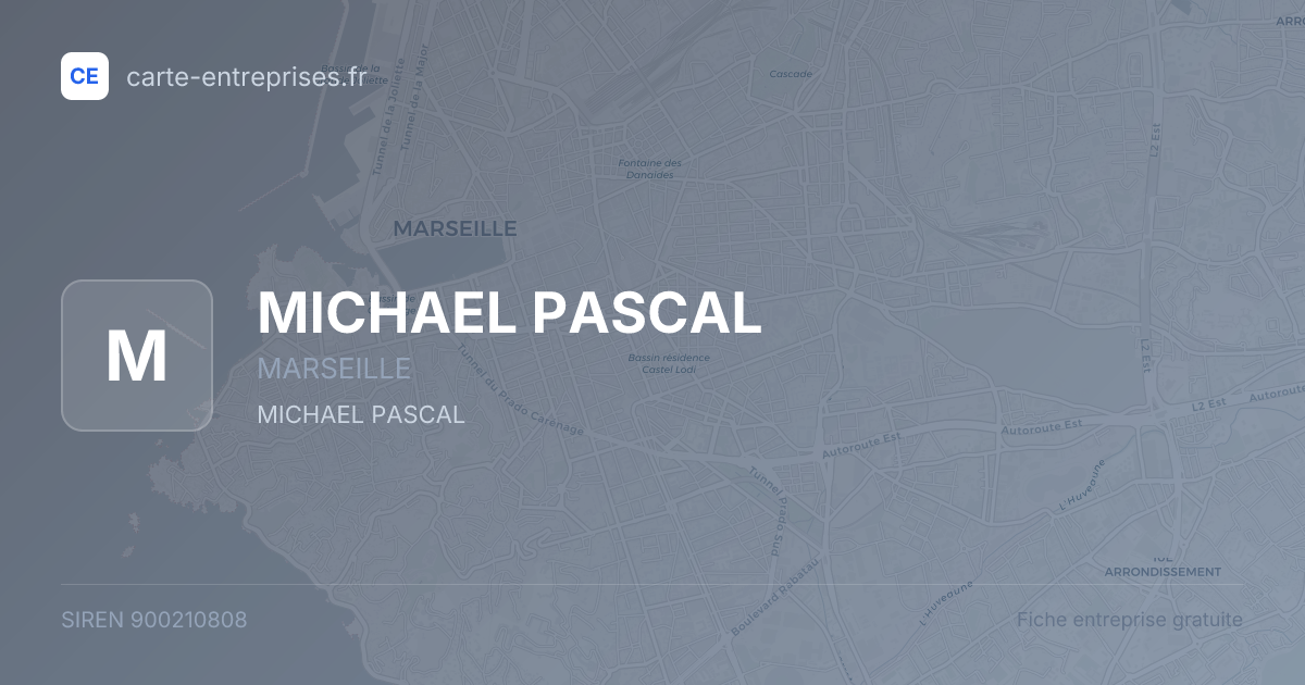 MICHAEL PASCAL — 900210808 — fiche entreprise
