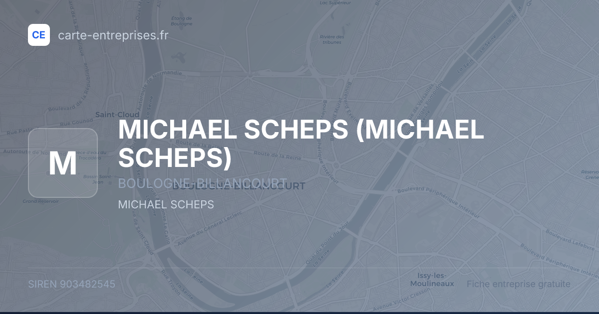 MICHAEL SCHEPS — 903482545 — fiche entreprise