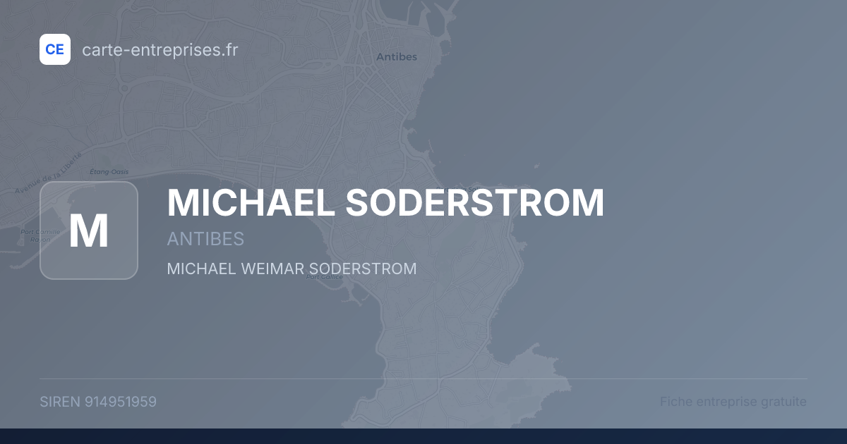 MICHAEL SODERSTROM — 914951959 — fiche entreprise