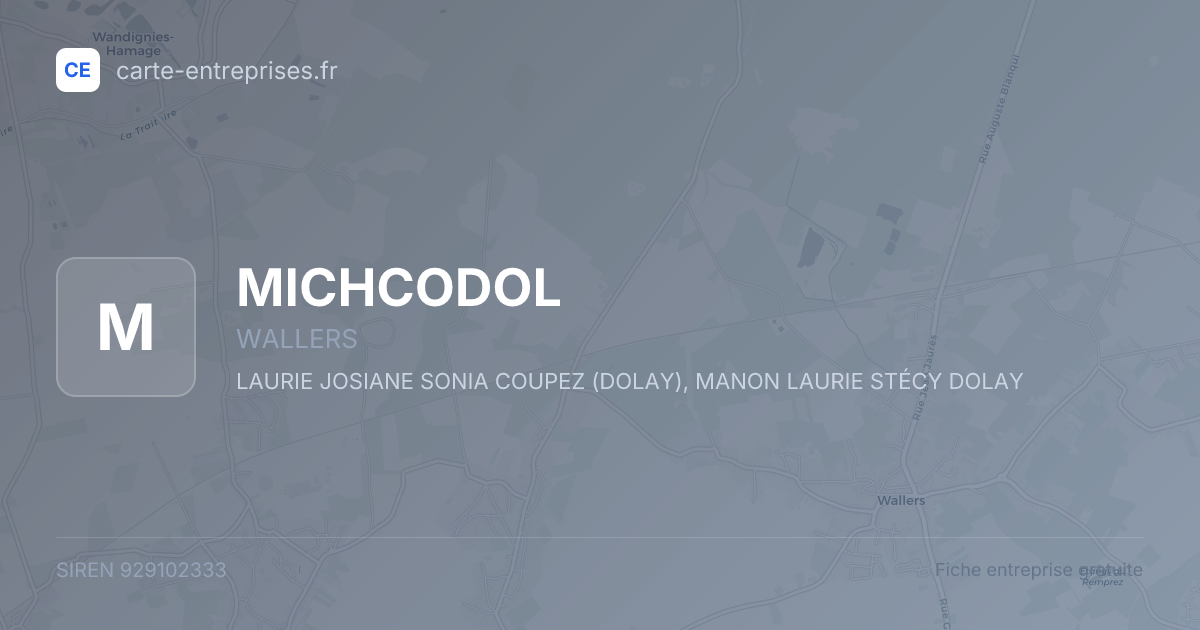 MICHCODOL — 929102333 — fiche entreprise