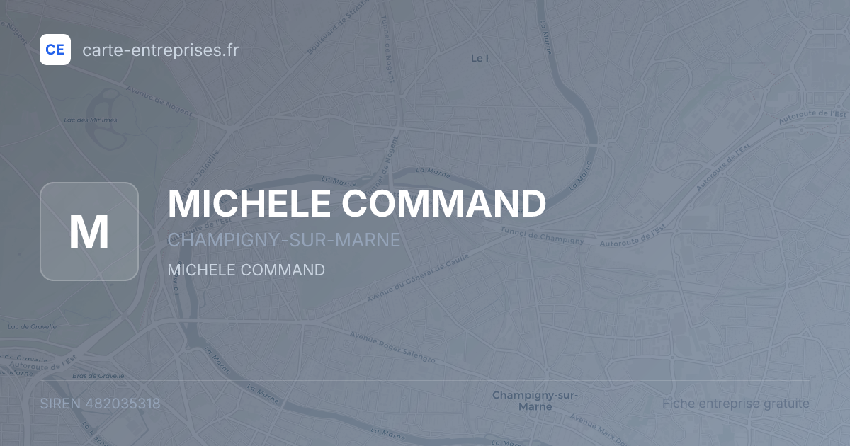 MICHELE COMMAND — 482035318 — fiche entreprise