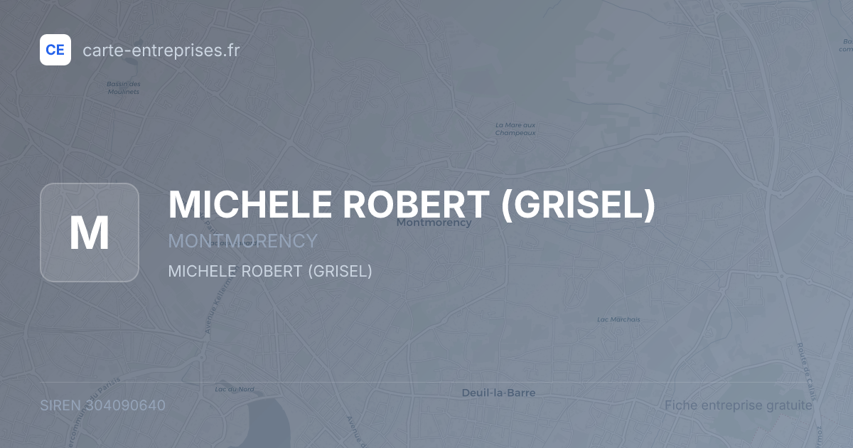 MICHELE ROBERT (GRISEL) — 304090640 — fiche entreprise