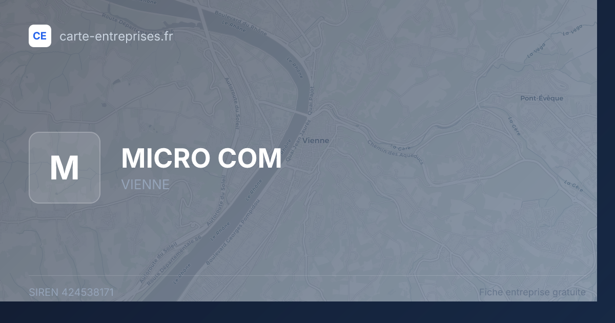 MICRO COM — 424538171 — fiche entreprise