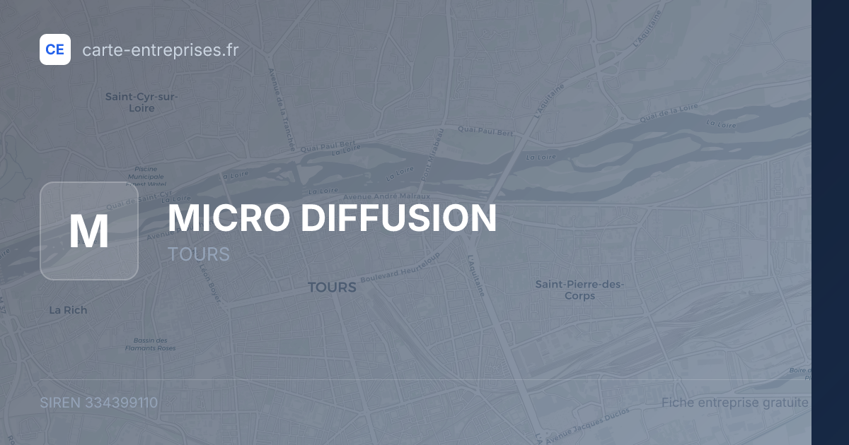 MICRO DIFFUSION — 334399110 — fiche entreprise