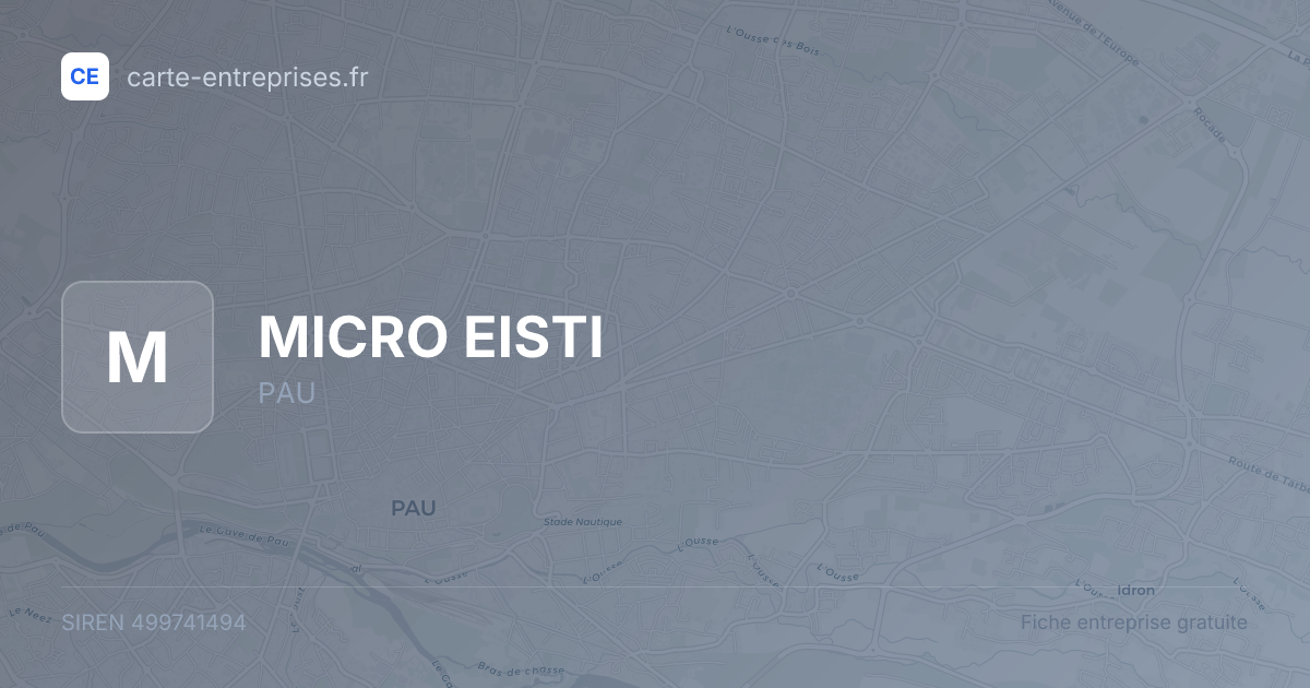MICRO EISTI — 499741494 — fiche entreprise