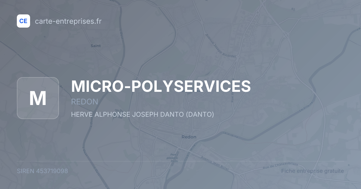 MICRO-POLYSERVICES — 453719098 — fiche entreprise