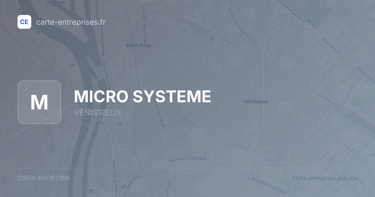 MICRO SYSTEME — 451787386 — fiche entreprise