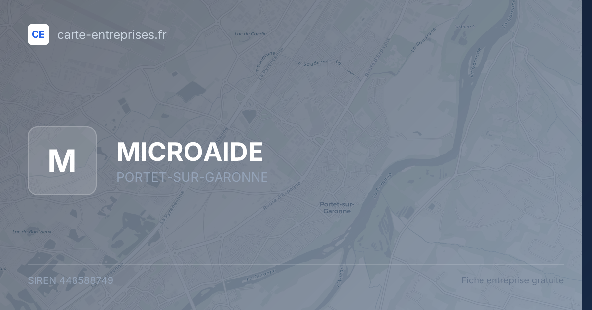MICROAIDE — 448588749 — fiche entreprise