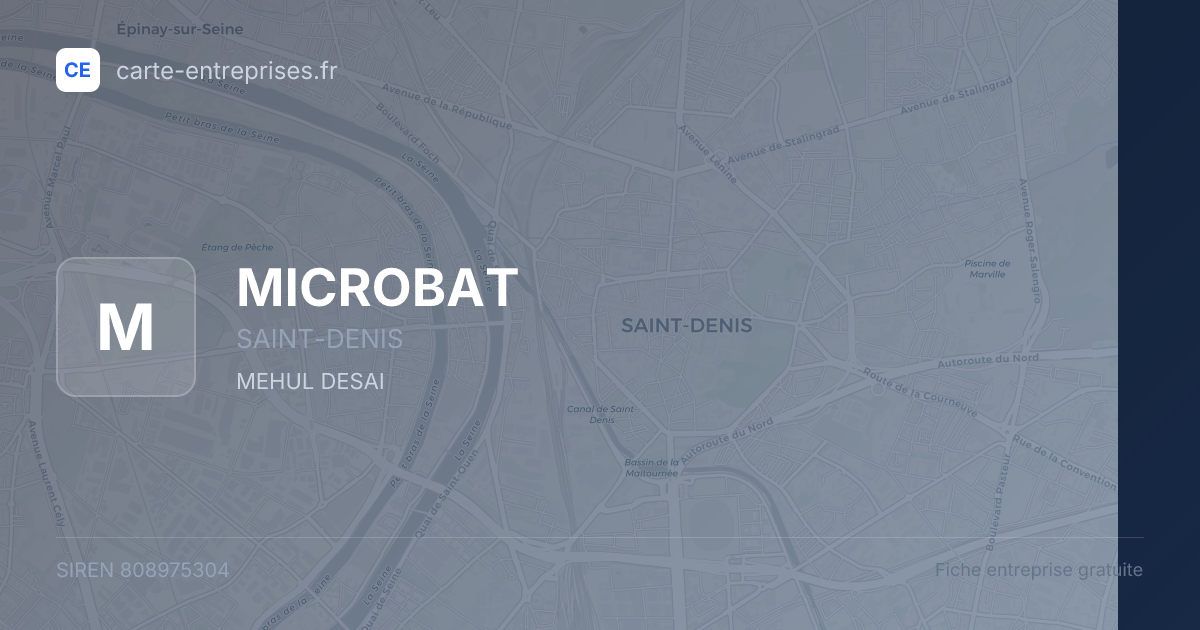 MICROBAT — 808975304 — fiche entreprise