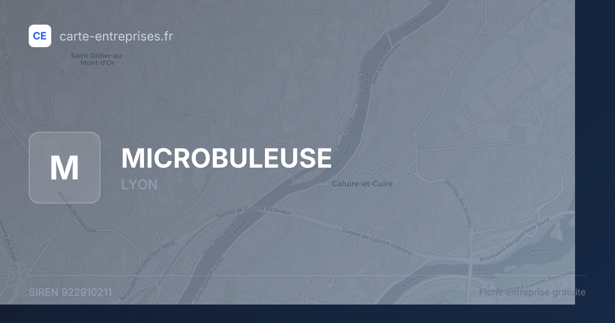 MICROBULEUSE — 922910211 — fiche entreprise