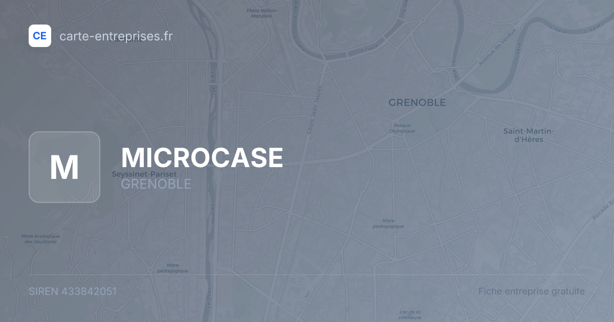 MICROCASE — 433842051 — fiche entreprise