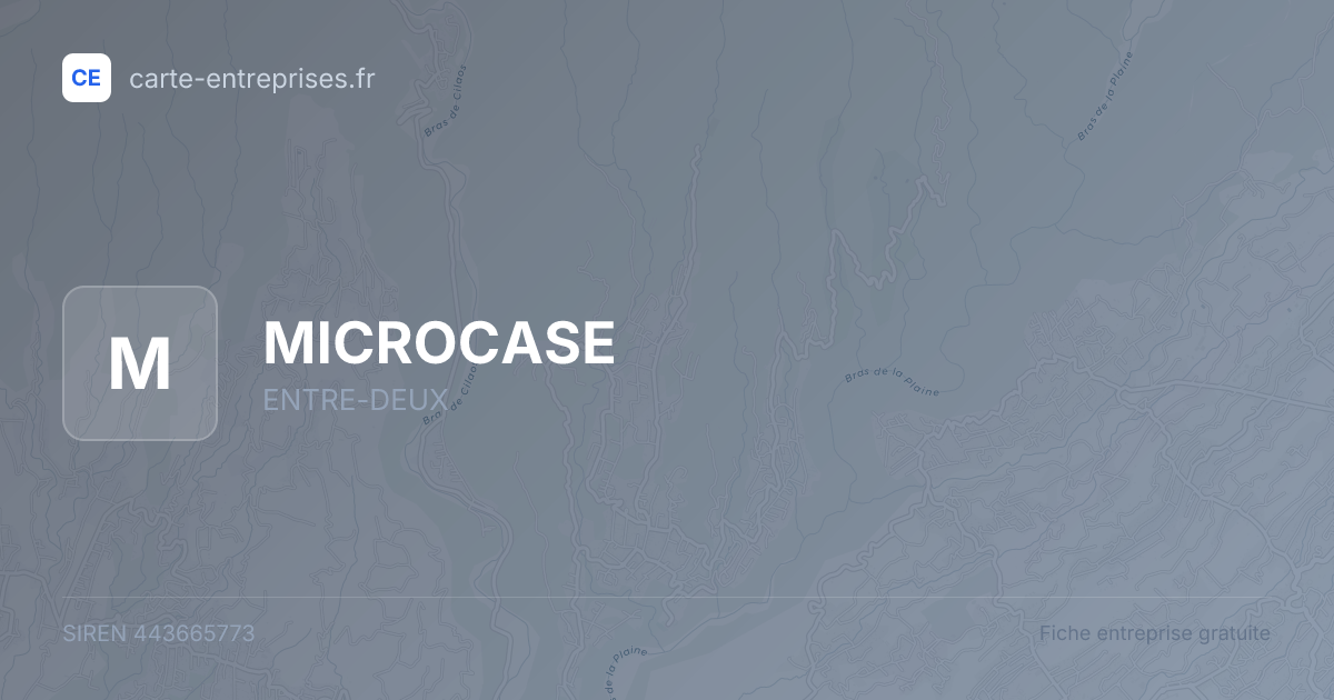 MICROCASE — 443665773 — fiche entreprise
