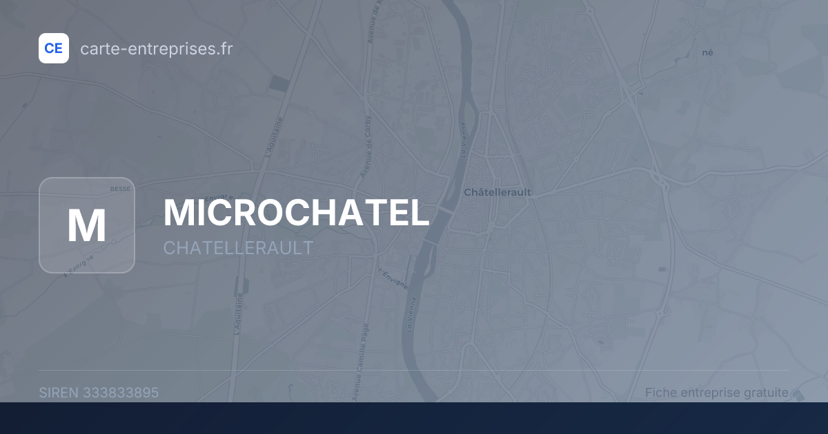 MICROCHATEL — 333833895 — fiche entreprise
