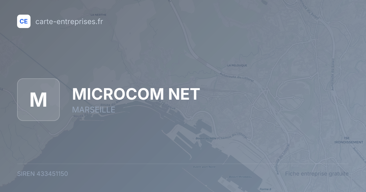 MICROCOM NET — 433451150 — fiche entreprise