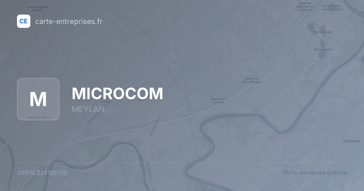 MICROCOM — 324191055 — fiche entreprise