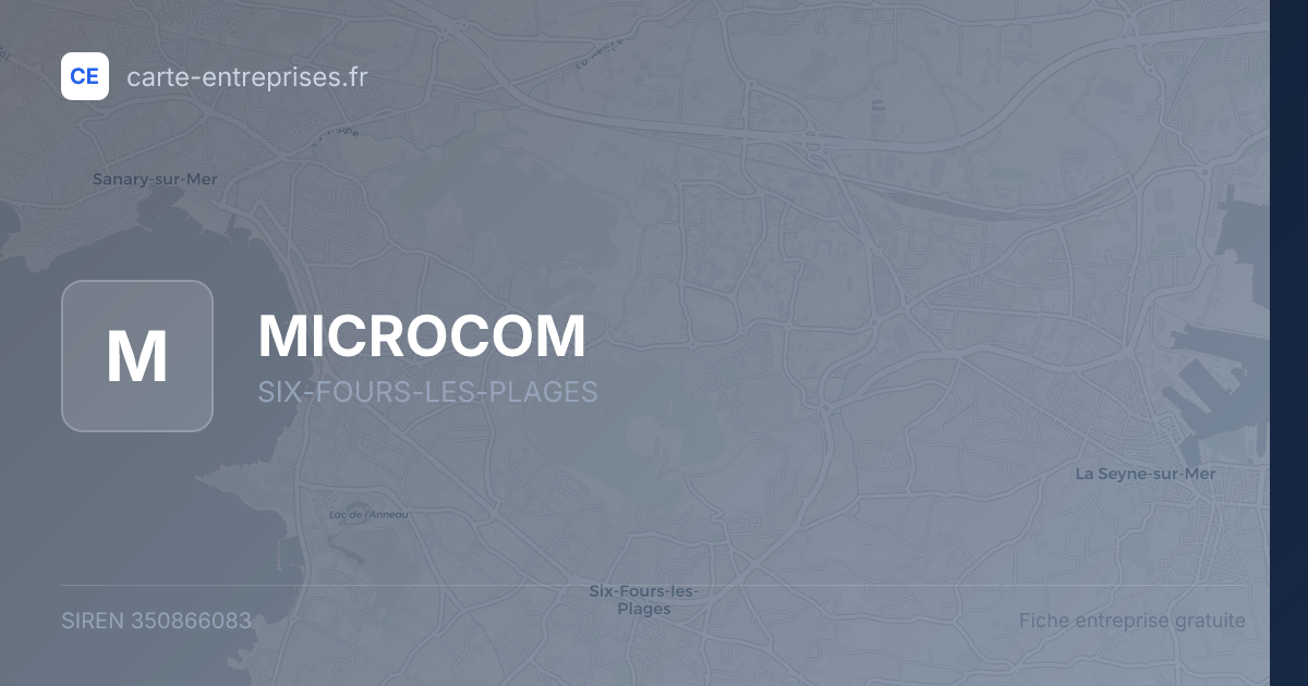 MICROCOM — 350866083 — fiche entreprise