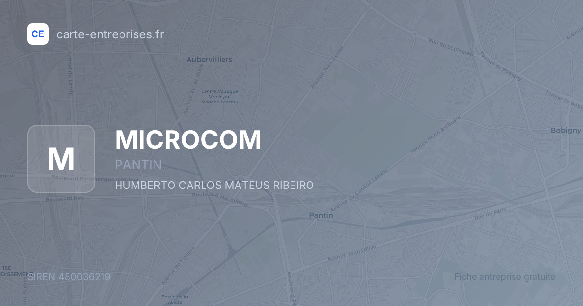 MICROCOM — 480036219 — fiche entreprise