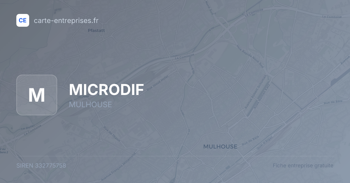 MICRODIF — 332775758 — fiche entreprise