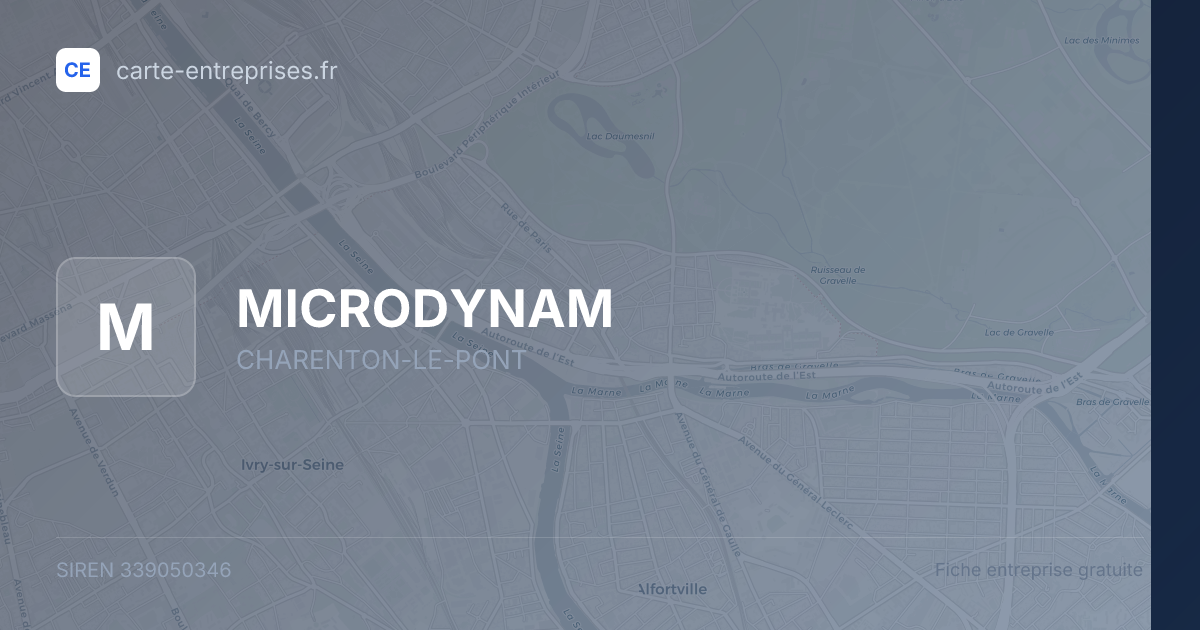 MICRODYNAM — 339050346 — fiche entreprise