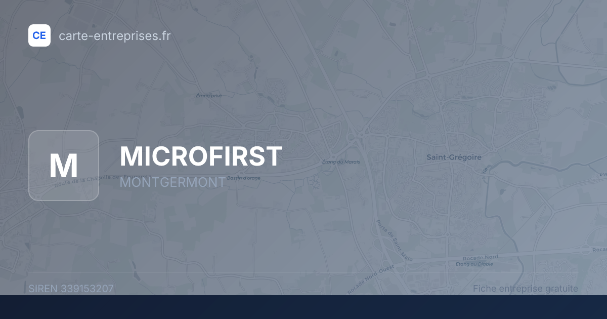 MICROFIRST — 339153207 — fiche entreprise