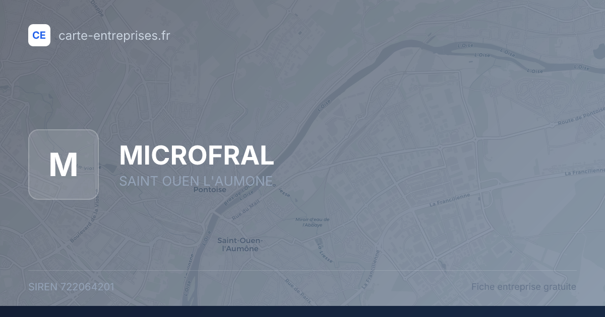 MICROFRAL — 722064201 — fiche entreprise
