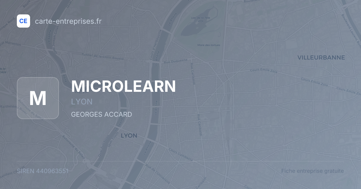 MICROLEARN — 440963551 — fiche entreprise