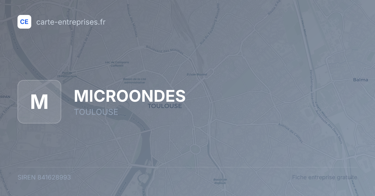 MICROONDES — 841628993 — fiche entreprise