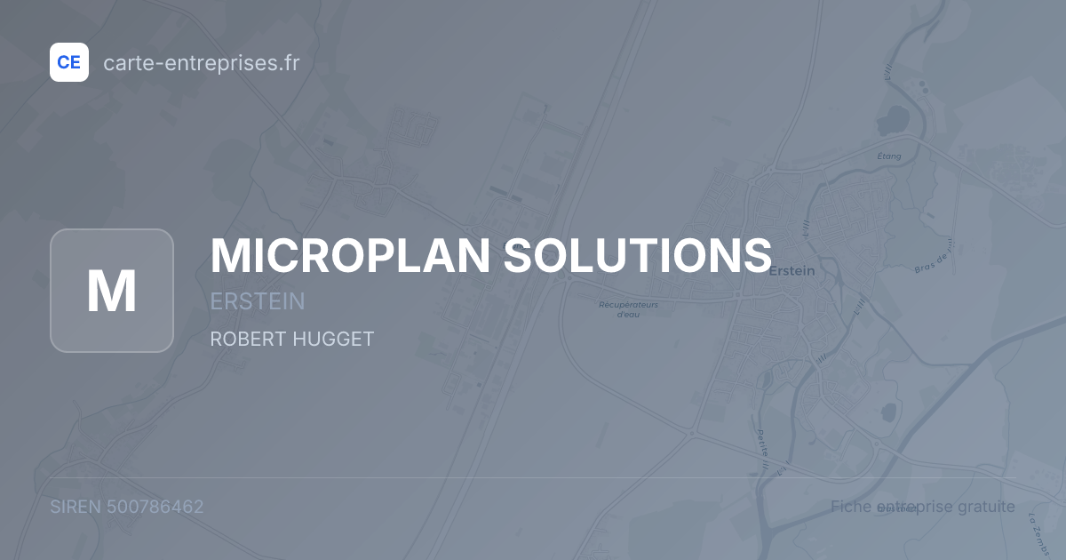 MICROPLAN SOLUTIONS — 500786462 — fiche entreprise