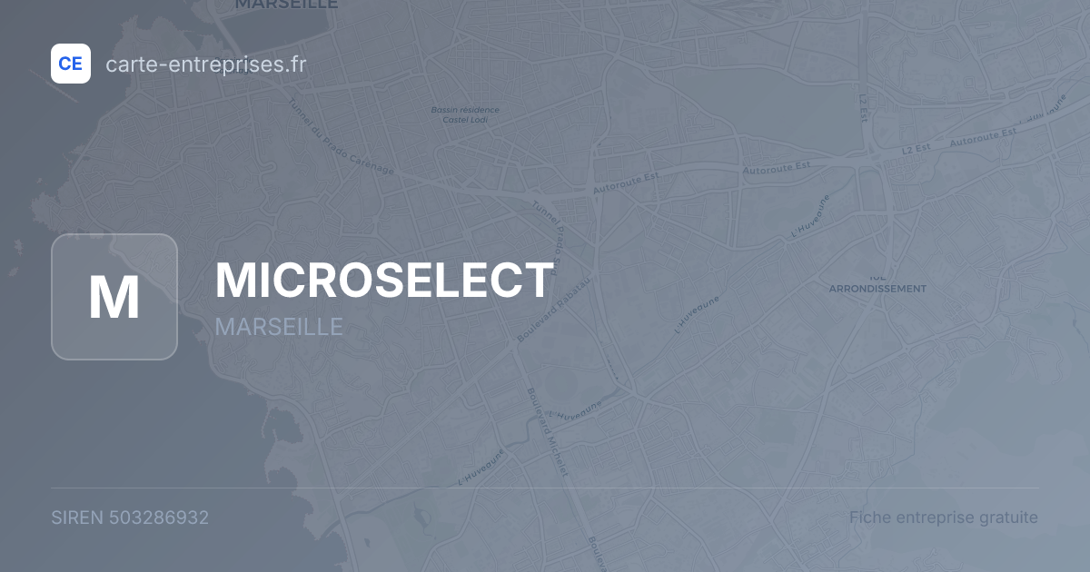 MICROSELECT — 503286932 — fiche entreprise