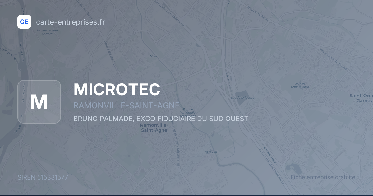 MICROTEC — 515331577 — fiche entreprise